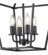 Stamford Pendant 4 Light E14 Black-7