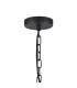 Stamford Pendant 4 Light E14 Wood Effect/Black-5