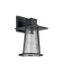 Batavia Cone Wall Lamp PIR Sensor 1 x E27 IP44 Black/Clear -4