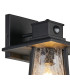 Batavia Cone Wall Lamp PIR Sensor 1 x E27 IP44 Black/Clear -7