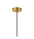 Clarkson 10cm Single Pendant 1 Light Adjustable E27 Brass Gold / Blue-6