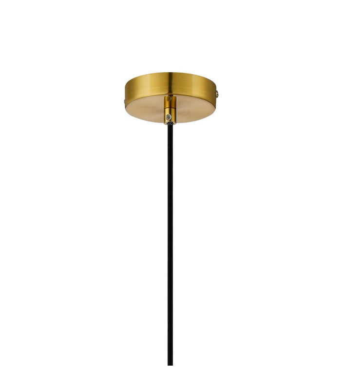 Clarkson 10cm Single Pendant 1 Light Adjustable E27 Brass Gold / Blue-6