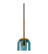 Clarkson 10cm Single Pendant 1 Light Adjustable E27 Brass Gold / Blue-7