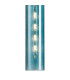 Clarkson 10cm Single Pendant 1 Light Adjustable E27 Brass Gold / Blue-8