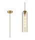 Clarkson 10cm Single Pendant 1 Light Adjustable E27 Brass Gold / Cognac-1