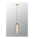 Clarkson 10cm Single Pendant 1 Light Adjustable E27 Brass Gold / Cognac-3