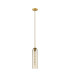 Clarkson 10cm Single Pendant 1 Light Adjustable E27 Brass Gold / Cognac-5