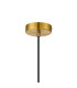 Clarkson 10cm Single Pendant 1 Light Adjustable E27 Brass Gold / Cognac-6