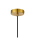 Clarkson 10cm Single Pendant 1 Light Adjustable E27 Brass Gold / Clear-6