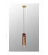 Clarkson 10cm Single Pendant 1 Light Adjustable E27 Brass Gold / Copper Fade-3