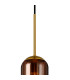 Clarkson 10cm Single Pendant 1 Light Adjustable E27 Brass Gold / Copper Fade-7
