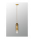 Clarkson 10cm Single Pendant 1 Light Adjustable E27 Brass Gold / Gold Fade-3