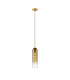 Clarkson 10cm Single Pendant 1 Light Adjustable E27 Brass Gold / Gold Fade-5