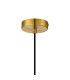 Clarkson 10cm Single Pendant 1 Light Adjustable E27 Brass Gold / Gold Fade-7