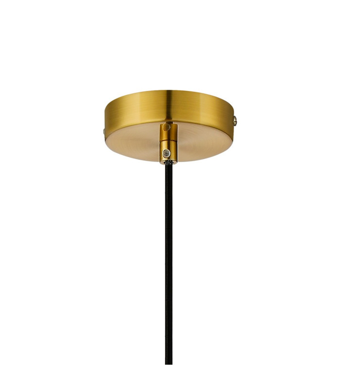 Clarkson 10cm Single Pendant 1 Light Adjustable E27 Brass Gold / Gold Fade-7
