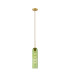 Clarkson 10cm Single Pendant 1 Light Adjustable E27 Brass Gold / Green-4