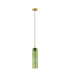 Clarkson 10cm Single Pendant 1 Light Adjustable E27 Brass Gold / Green-5