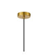 Clarkson 10cm Single Pendant 1 Light Adjustable E27 Brass Gold / Green-6