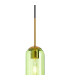 Clarkson 10cm Single Pendant 1 Light Adjustable E27 Brass Gold / Green-7
