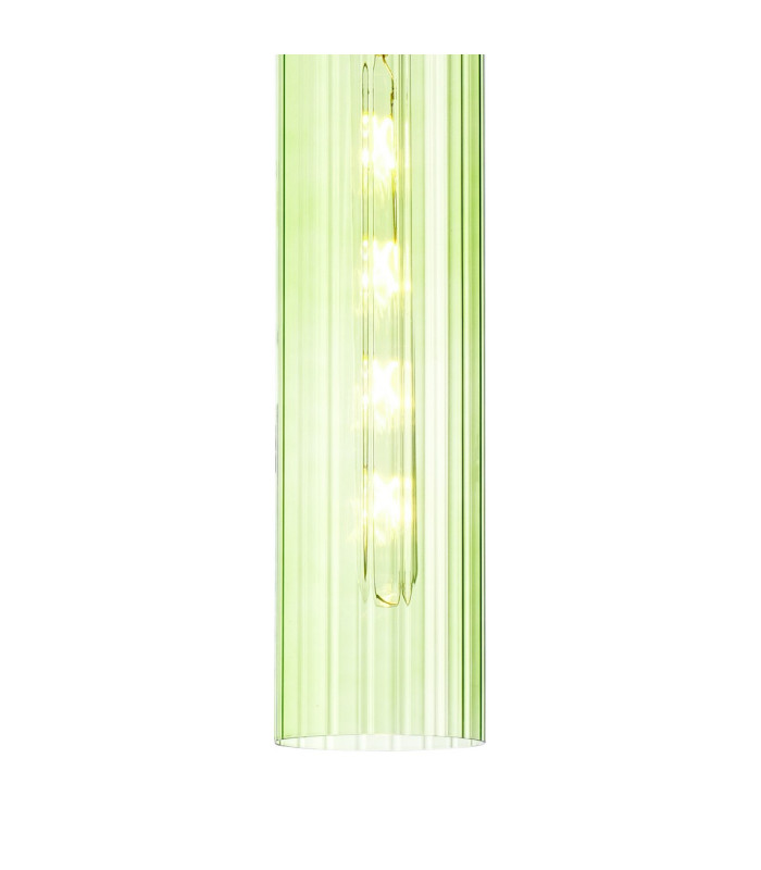 Clarkson 10cm Single Pendant 1 Light Adjustable E27 Brass Gold / Green-8