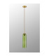 Clarkson 10cm Single Pendant 1 Light Adjustable E27 Brass Gold / Green-9
