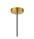 Clarkson 10cm Single Pendant 1 Light Adjustable E27 Brass Gold / Smoke Fade-5