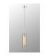 Clarkson 10cm Single Pendant 1 Light Adjustable E27 Polished Nickel / Cognac-3