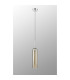 Clarkson 10cm Single Pendant 1 Light Adjustable E27 Polished Nickel / Cognac-9