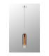 Clarkson 10cm Single Pendant 1 Light Adjustable E27 Polished Nickel / Copper Fade-3
