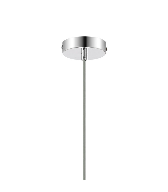 Clarkson 10cm Single Pendant 1 Light Adjustable E27 Polished Nickel / Green-6