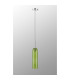 Clarkson 10cm Single Pendant 1 Light Adjustable E27 Polished Nickel / Green-9
