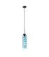 Clarkson 10cm Single Pendant 1 Light Adjustable E27 Satin Black / Blue-4