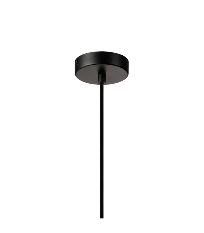 Clarkson 10cm Single Pendant 1 Light Adjustable E27 Satin Black / Blue-6