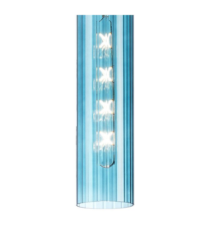 Clarkson 10cm Single Pendant 1 Light Adjustable E27 Satin Black / Blue-8