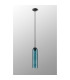 Clarkson 10cm Single Pendant 1 Light Adjustable E27 Satin Black / Blue-9
