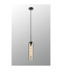Clarkson 10cm Single Pendant 1 Light Adjustable E27 Satin Black / Cognac-3