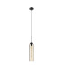 Clarkson 10cm Single Pendant 1 Light Adjustable E27 Satin Black / Cognac-5