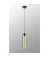 Clarkson 10cm Single Pendant 1 Light Adjustable E27 Satin Black / Cognac-9