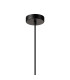Clarkson 10cm Single Pendant 1 Light Adjustable E27 Satin Black / Clear-7