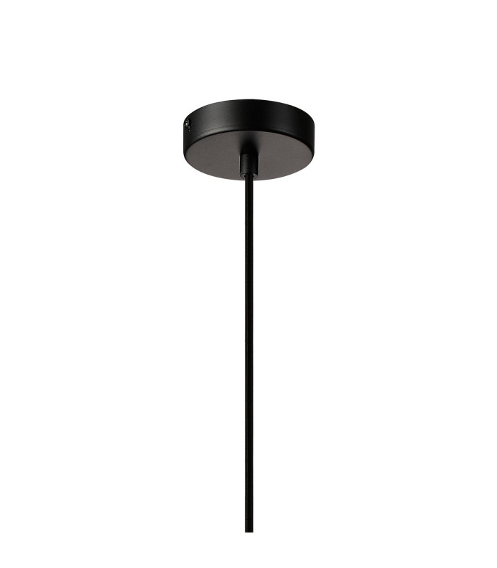 Clarkson 10cm Single Pendant 1 Light Adjustable E27 Satin Black / Clear-7