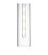 Clarkson 10cm Single Pendant 1 Light Adjustable E27 Satin Black / Clear-9