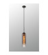 Clarkson 10cm Single Pendant 1 Light Adjustable E27 Satin Black / Copper Fade-3