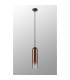 Clarkson 10cm Single Pendant 1 Light Adjustable E27 Satin Black / Copper Fade-9