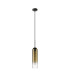 Clarkson 10cm Single Pendant 1 Light Adjustable E27 Satin Black / Gold Fade-5