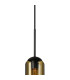 Clarkson 10cm Single Pendant 1 Light Adjustable E27 Satin Black / Gold Fade-7
