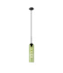 Clarkson 10cm Single Pendant 1 Light Adjustable E27 Satin Black / Green-4