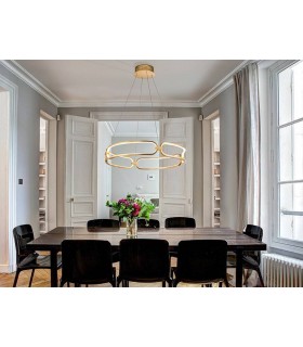 Integrated LED Ceiling Pendant Gold - 1