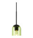 Clarkson 10cm Single Pendant 1 Light Adjustable E27 Satin Black / Green-7