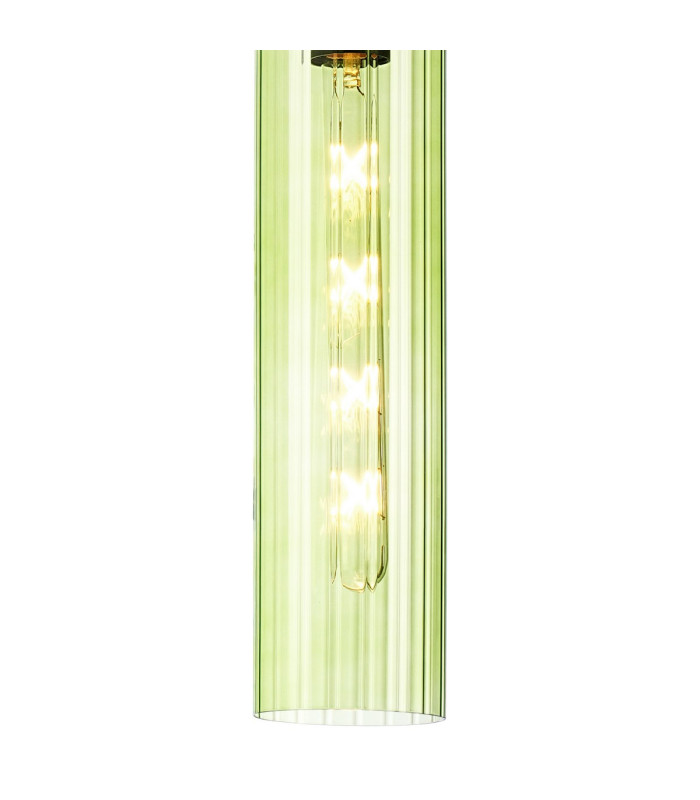 Clarkson 10cm Single Pendant 1 Light Adjustable E27 Satin Black / Green-8