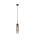 Clarkson 10cm Single Pendant 1 Light Adjustable E27 Satin Black / Smoke Fade-5